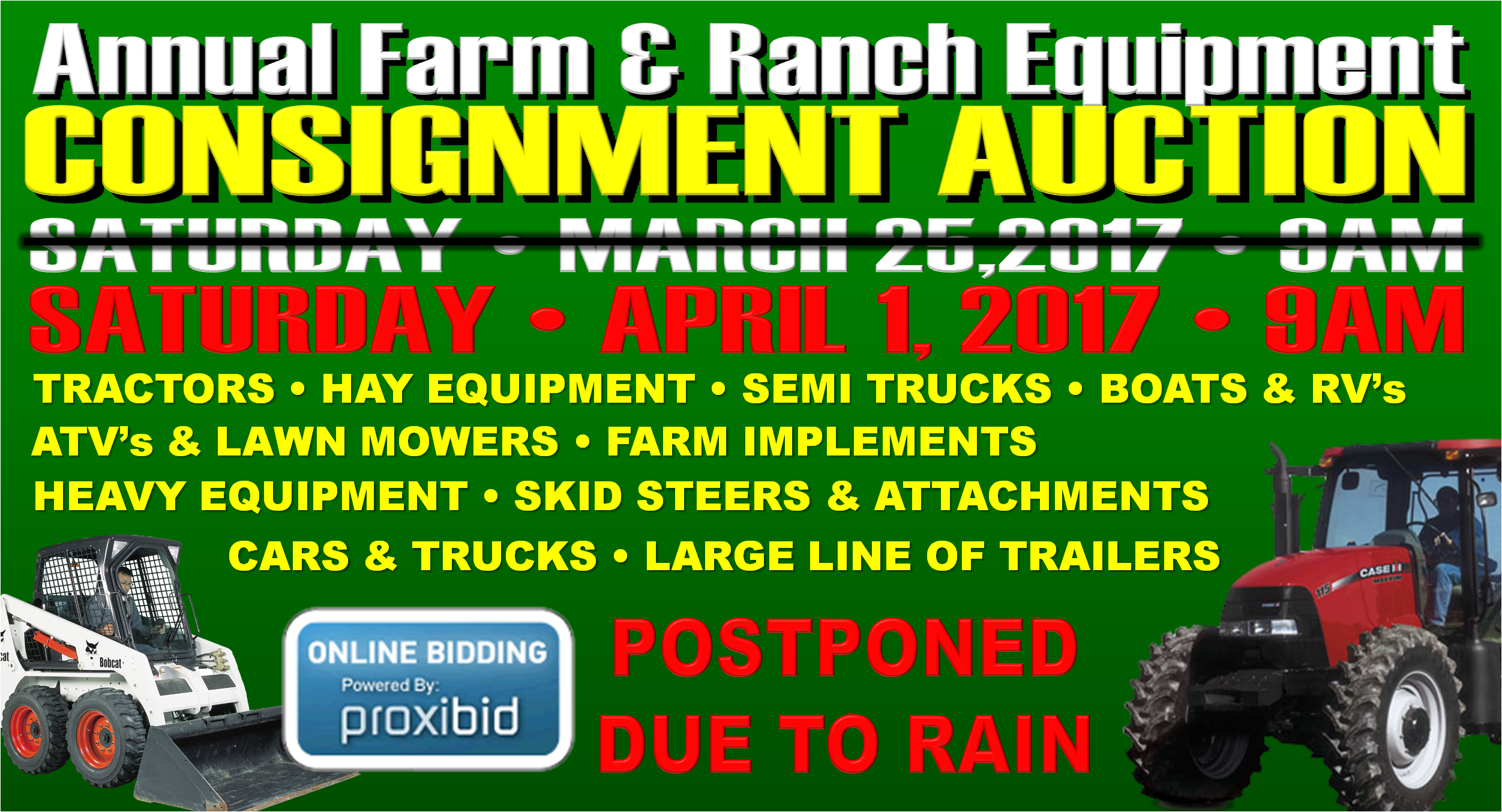 Annual  Equipment Consignment Auction