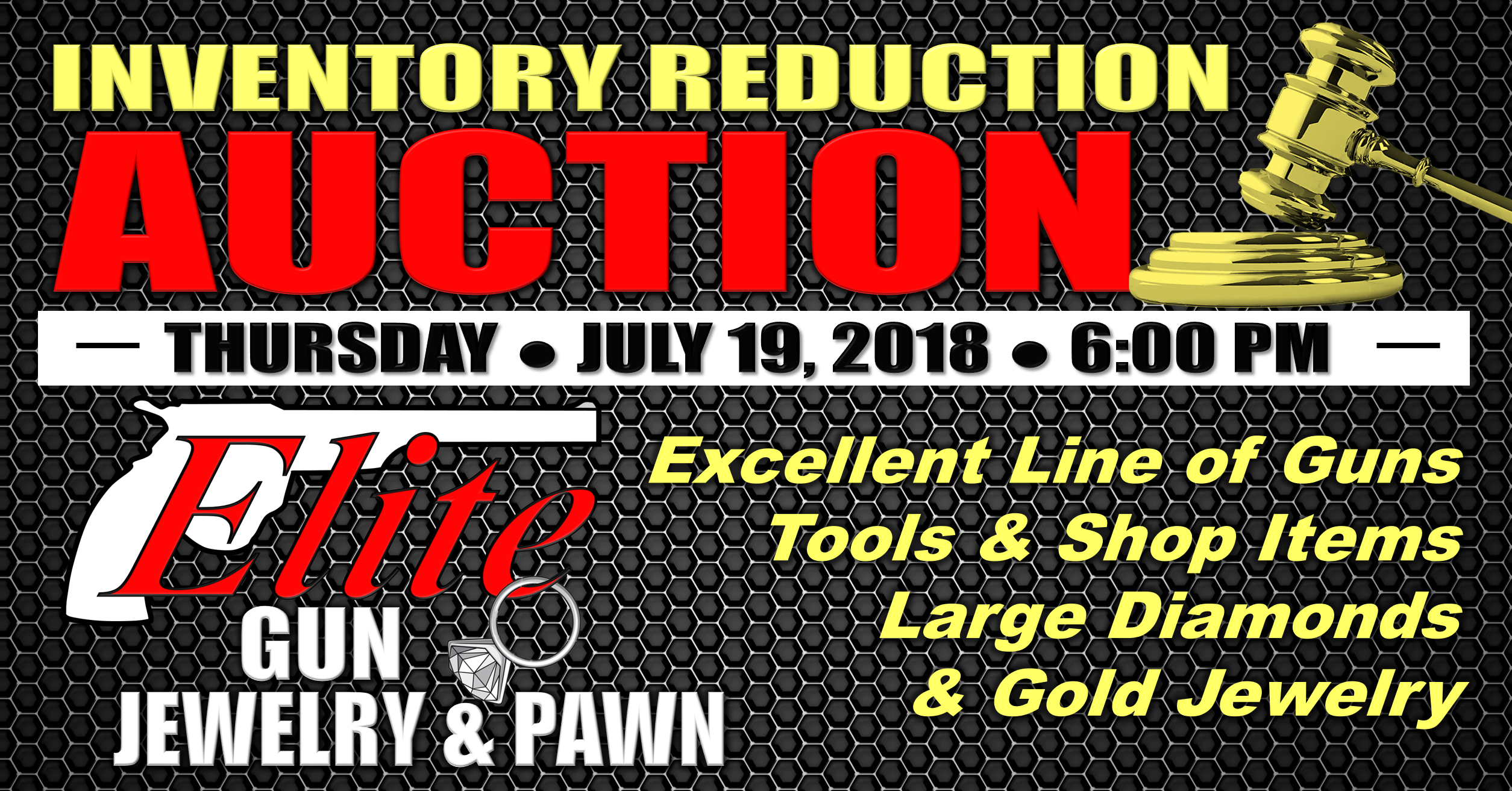 INVENTORY REDUCTION AUCTION