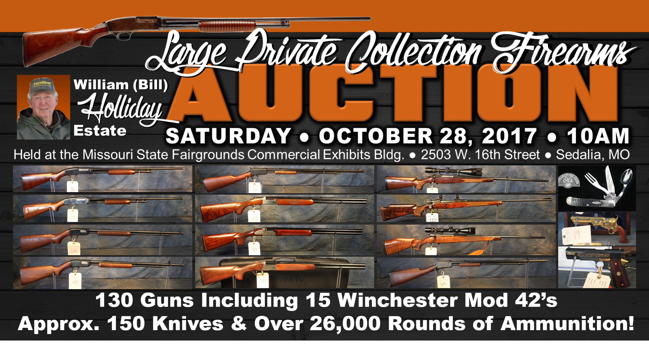 LARGE PRIVATE COLLECTION FIREARM AUCTION