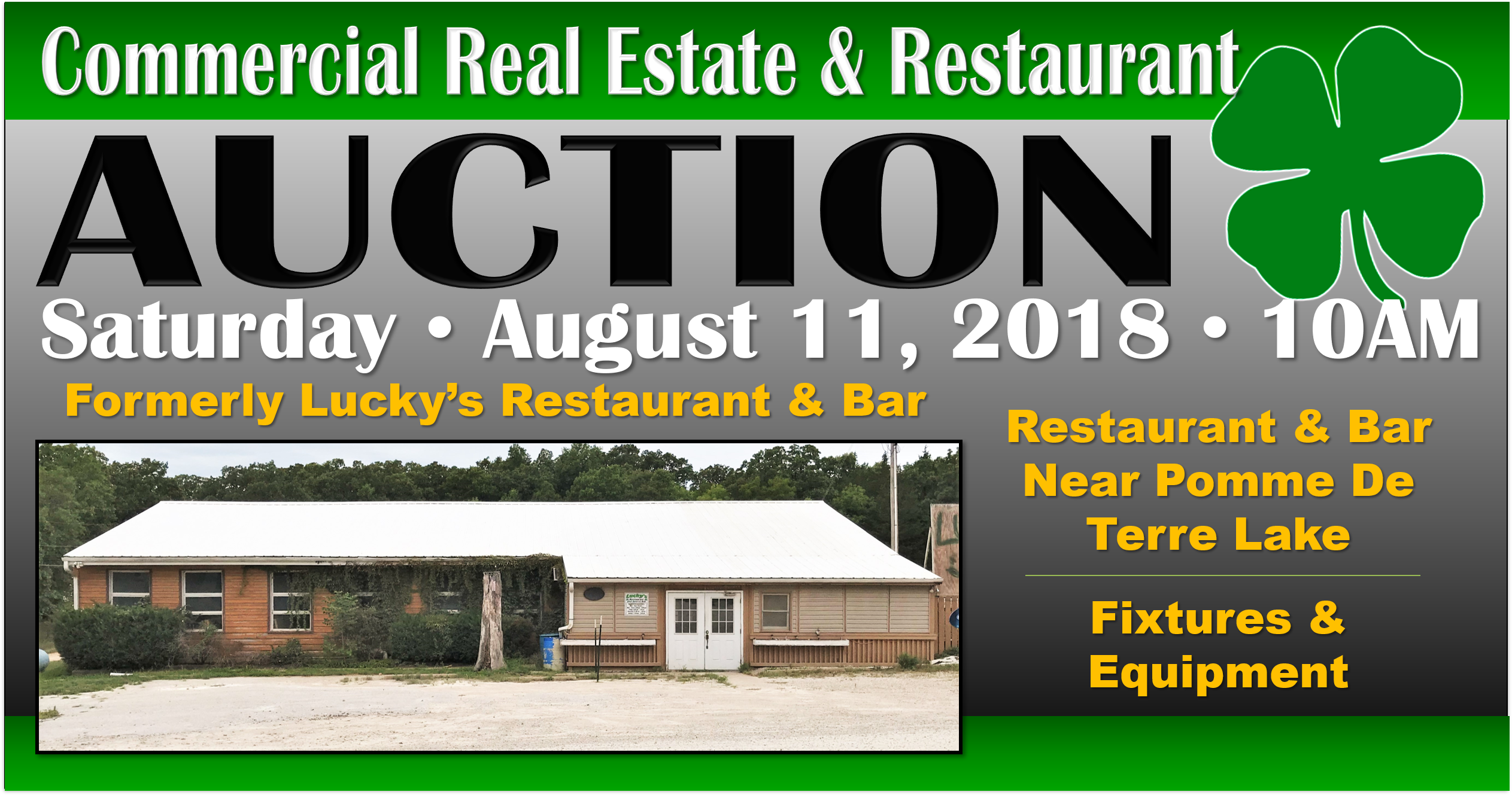 Commercial Real Estate & Restaurant Auction