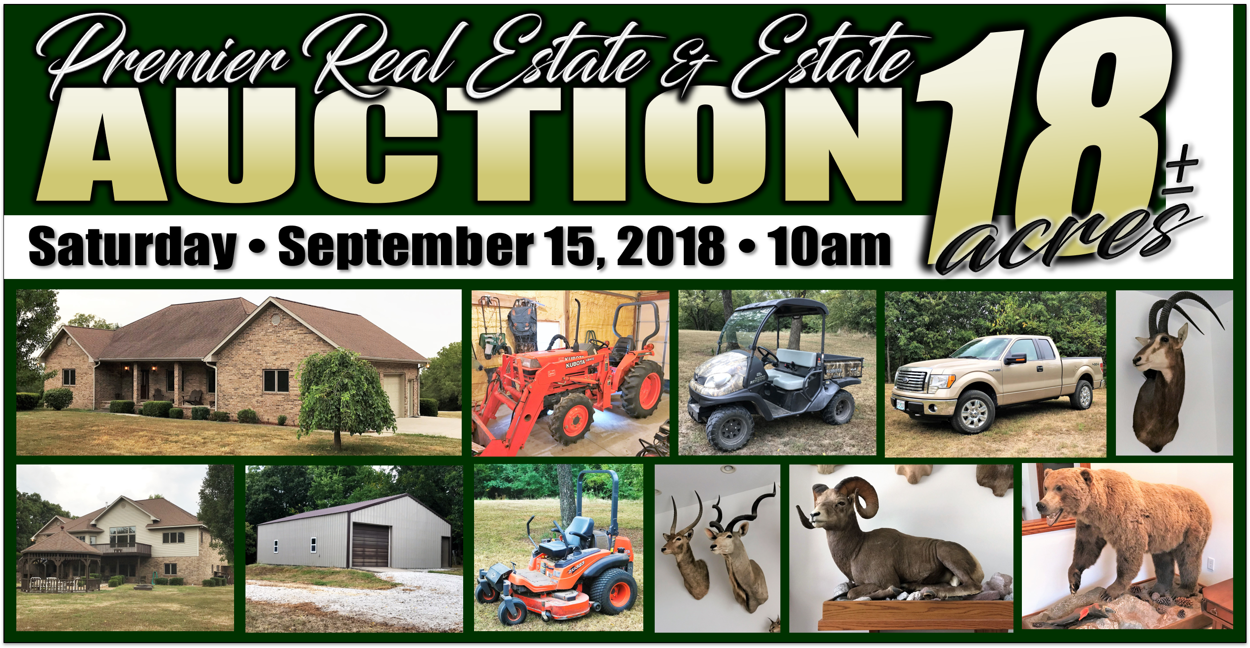 Premier Real Estate & Personal Property Auction