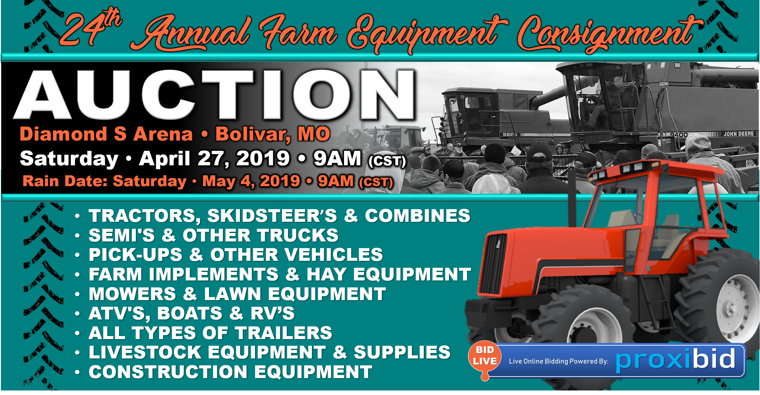 24th ANNUAL EQUIPMENT CONSIGNMENT AUCTION