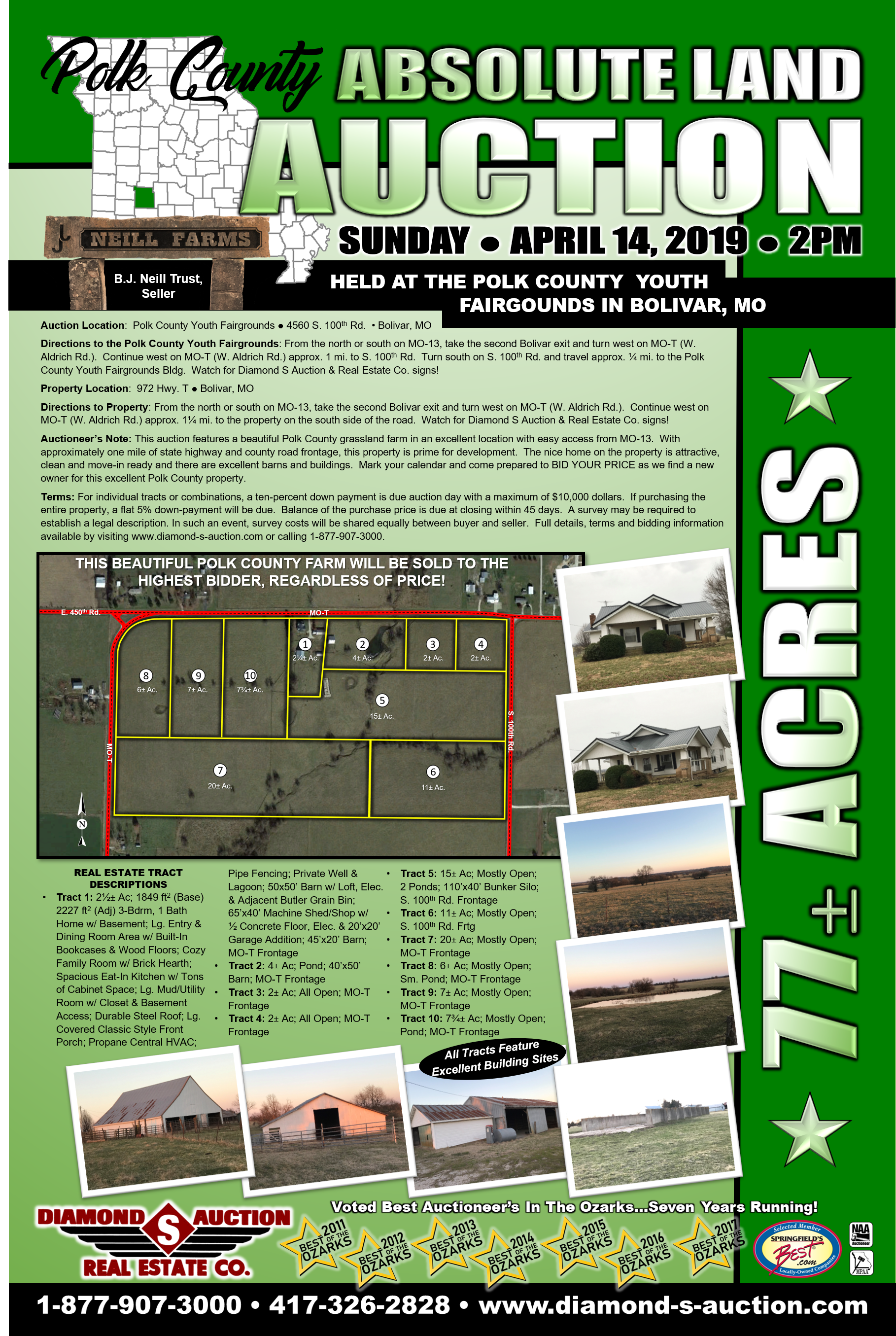 ABSOLUTE POLK COUNTY LAND AUCTION – Diamond S. Auctions