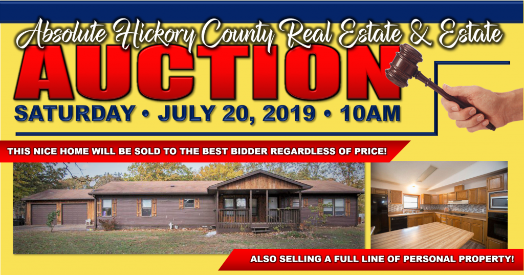 ABSOLUTE HICKORY COUNTY REAL ESTATE AUCTION