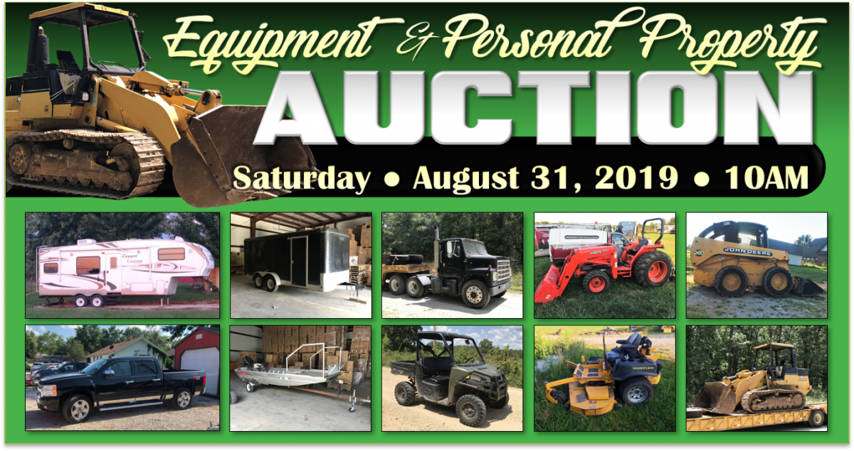 EQUIPMENT & PERSONAL PROPERTY AUCTION