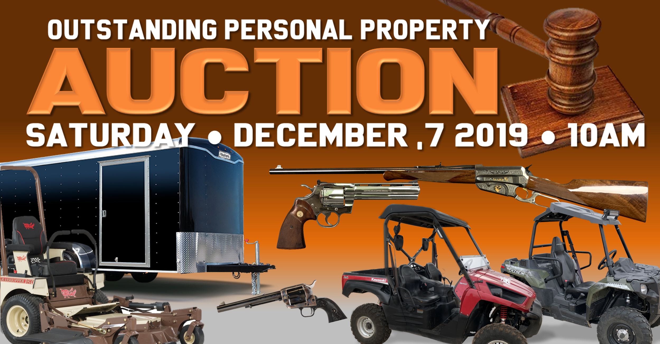 OUTSTANDING PERSONAL PROPERTY AUCTION