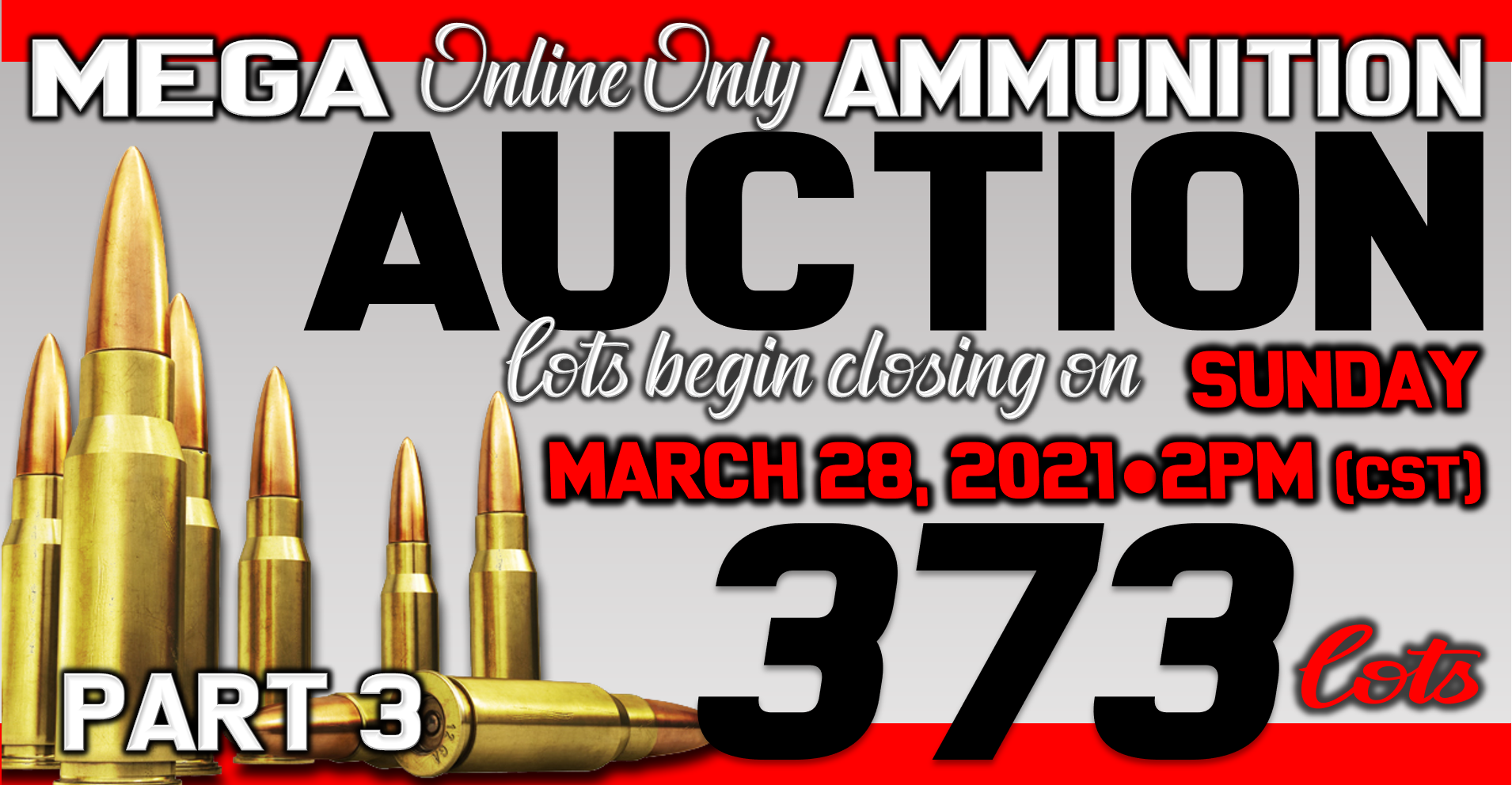 Online Only Ammunition Auction Part 3