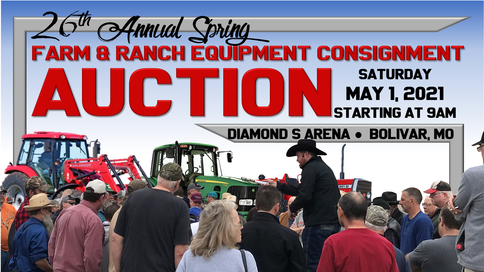 26th Annual Farm & Ranch Equipment Auction